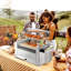 Winado Non Stick Hot Dog Roller & Panini Press with Lid