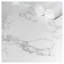 Plateau de meuble-lavabo en pierre blanche avec lavabo encastré Montary de 31 po Montary, pré-percé pour robinet espacé