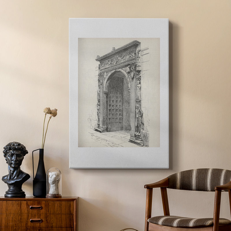 Croquis rétro XCIX - galerie Cavas sur mesure, H 36 po x l 24 po