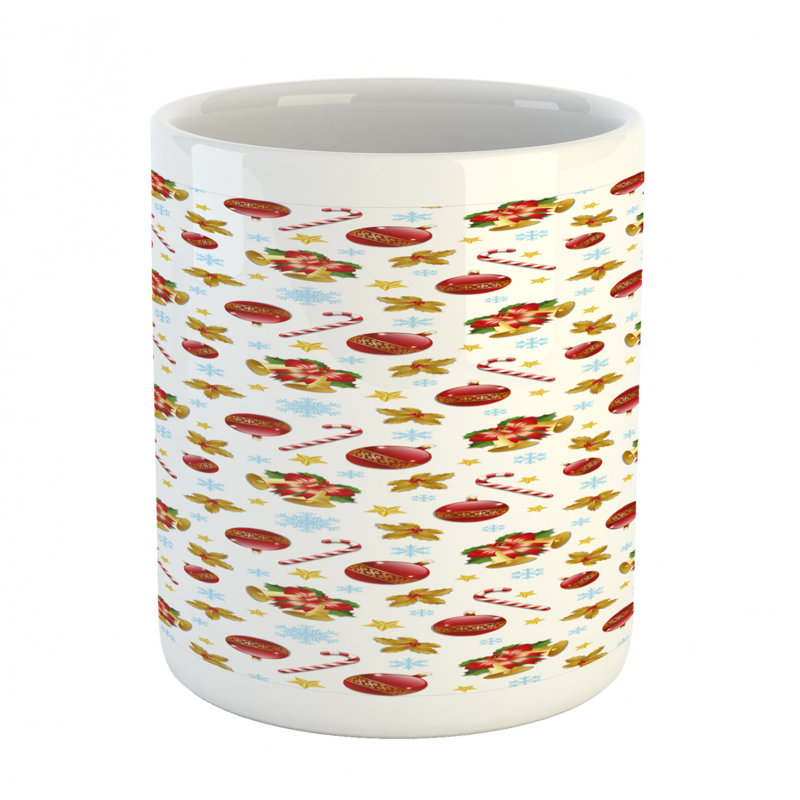 Grande tasse à café xmas yuletide