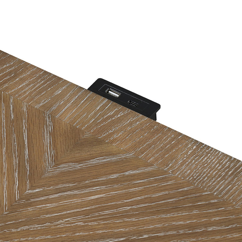 Nightstand, Rustic Oak