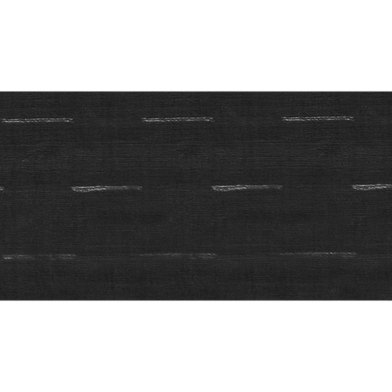 Hand Knotted Striped Area Rug in Black/Beige, Rectangle 6' x 9'