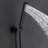  High Pressure Thermostatic Shower System, Brass Wall Mounted Shower Faucet Set with Rain&Waterfall Shower Head and Handheld Spray-52795243