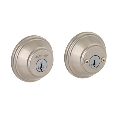 Prestige 385 Round Double Cylinder Deadbolt with SmartKey