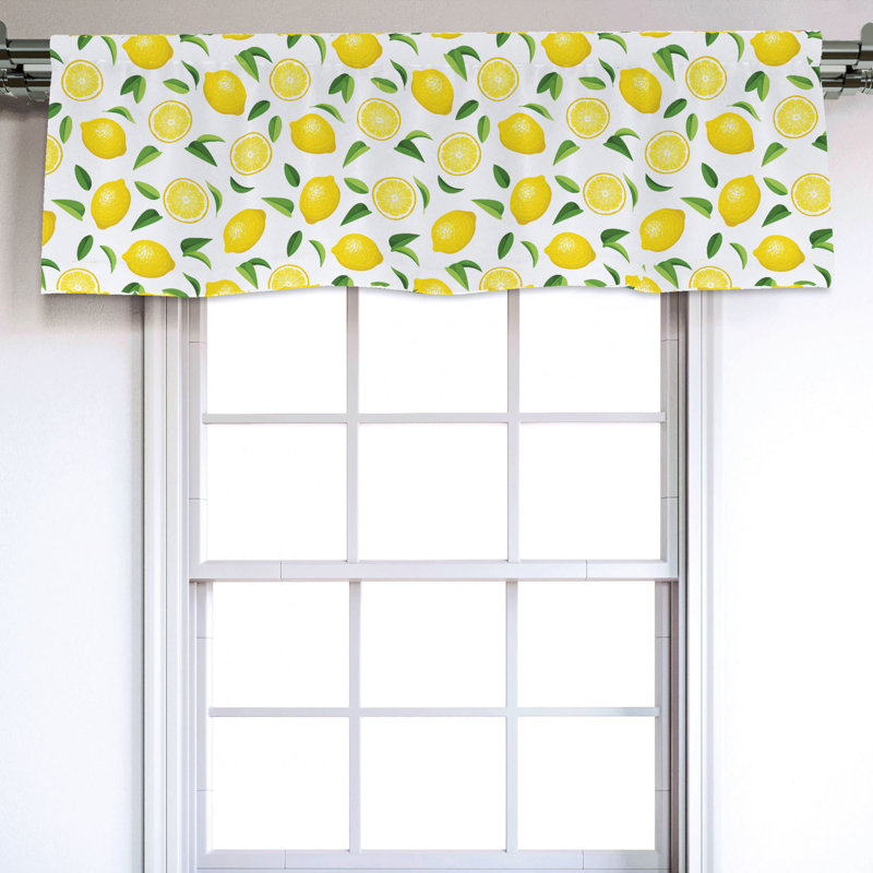 Sateen Ruffled Window Valance