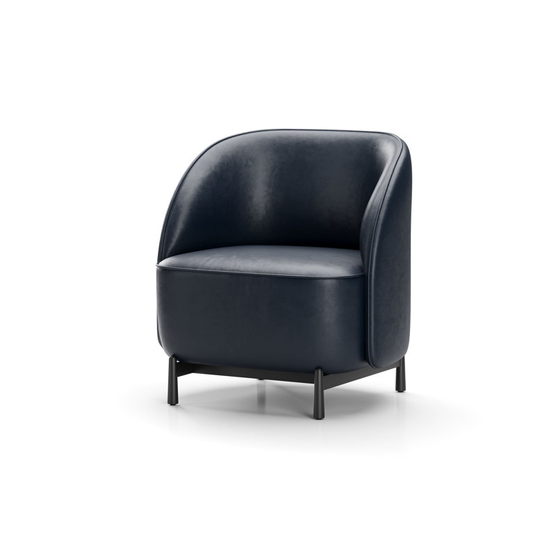 Arc Club Chair, Crystal Baltic 3814 Pigmented Leather