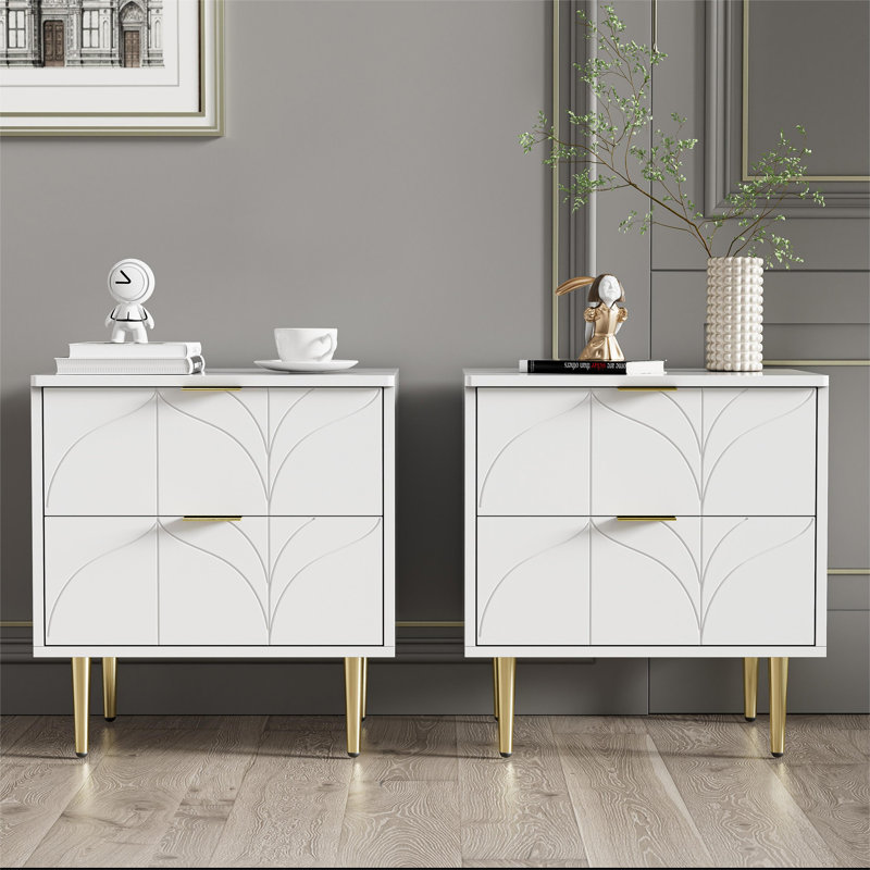 Rueben 50 cm W Bedside Table