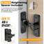 Sliding Barn Door Lock, 90°/180° Flip Latch, Black