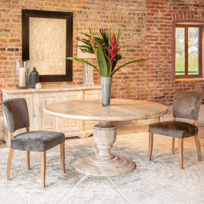 Table de salle à manger ronde de 60 po Haveli