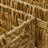 2 Piece Brown Jute Handmade Storage Basket with Handles Set, 16", 13"W