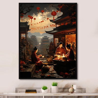 Chine, ancienne dynastie, paysage 3 - Art mural Chine