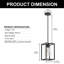 Luminaire suspendu pour îlot de cuisine Bulk