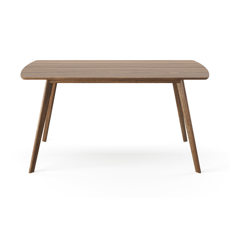 Table de salle à manger rectangulaire Drae, Chêne rose