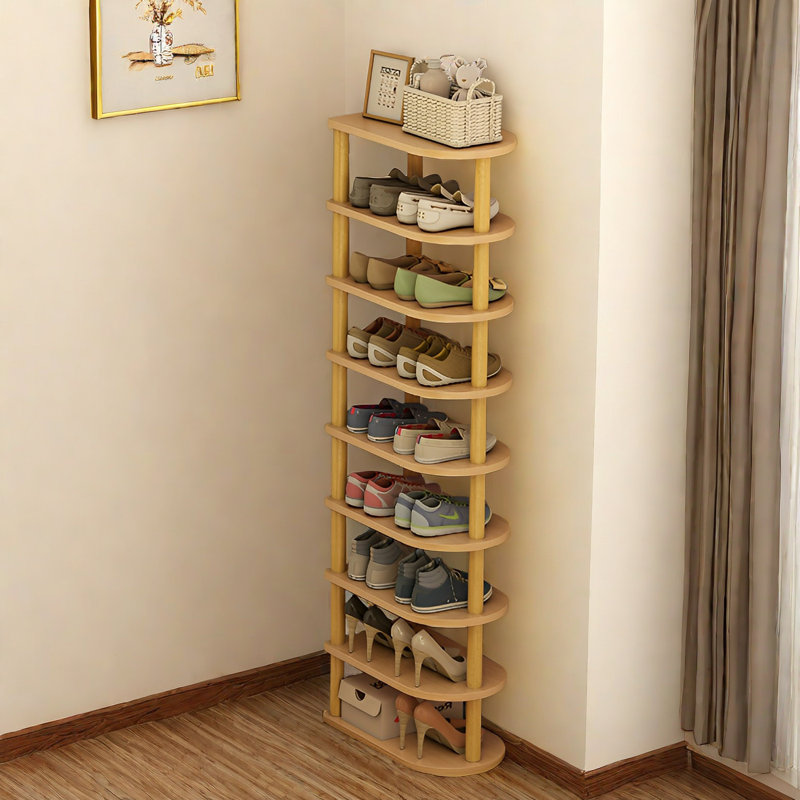 18 Pair Stackable Shoe Storage Cabinet