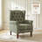 Angiolino Upholstered Button Tufted Small Accent Chair Armchair-1381443098