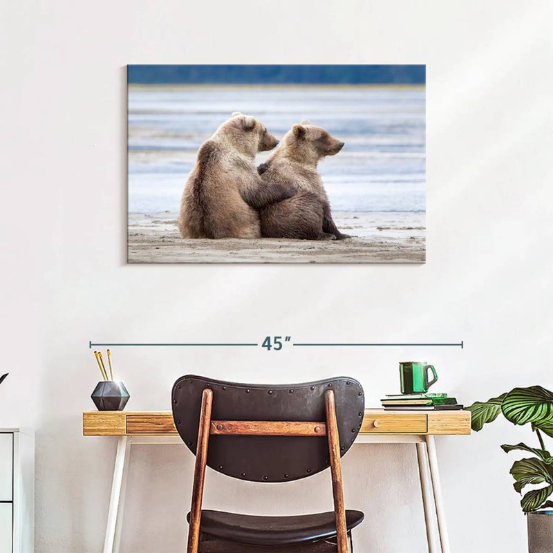 Brampt Bear Cub Siblings, 24" H x 36" W
