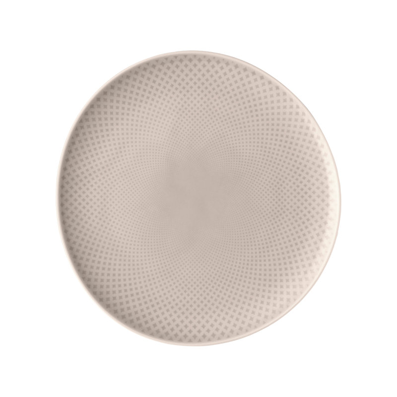 Junto Handmade Porcelain Dinner Plate, Soft Shell