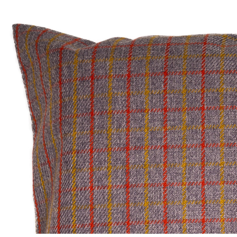 Aadvik Plaid Square Throw Pillow Cover, Check