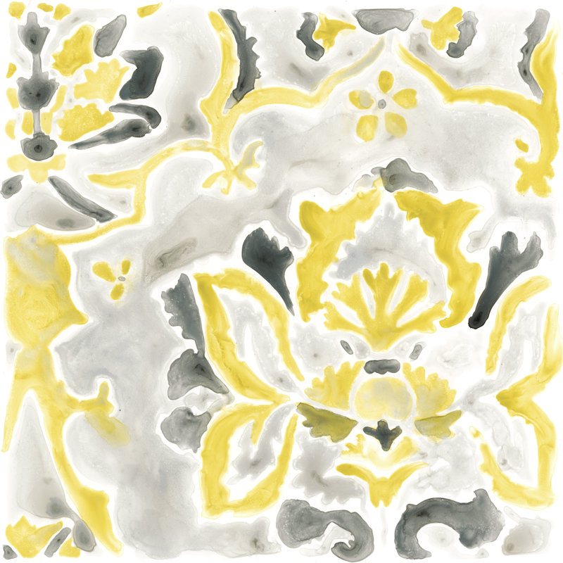 Carrelage damas Citron de l'UA CH III, H 12 po x l 12 po x P 1,25 po