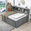 Full Wooden Daybed with 4 Drawers-98114154
