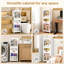 Ensemble de 3 paniers de rangement empilables