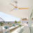 52 Inch Ceiling Fan With 22W Led Light And Remote Control 5 Abs Blades For Living Room