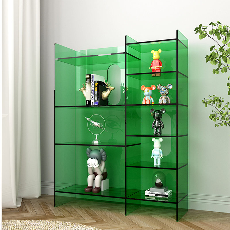 Vitrine en acrylique de style nordique, Vert