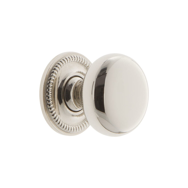 Fifth Avenue Cabinet Knob, Polished Nickel