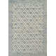 Anders Traditional Floral Wool and Nylon Blue Area Rug