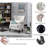 Mid Century Modern Accent Chair With Tufted Wingback And Upholstery - Removable Cushion & Washable Cover - Sturdy Wooden Legs For Living Room, Bedroom Or Office-1821576345