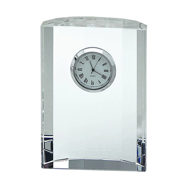 Horloge semi-circulaire crystal, Oui