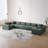 Liran Modular Corduroy Upholstered Sectional Sofa with Back Cushions-114863558