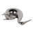 Stylish Bowling Swan Decorative Objects Statue For Home Decor -  Decorations For Living Room Sculpture Or Figurine - 11", Silver