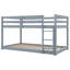 Low Profile Bunk Bed, with Dual Platforms and Ladder