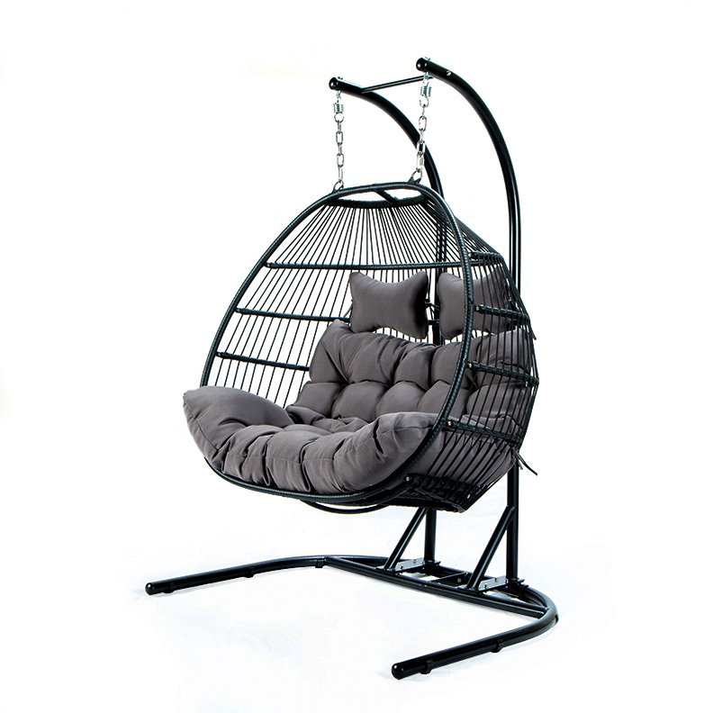 FAUTEUIL DOUBLE PLIABLE ET PLIABLE AVEC COUSSIN