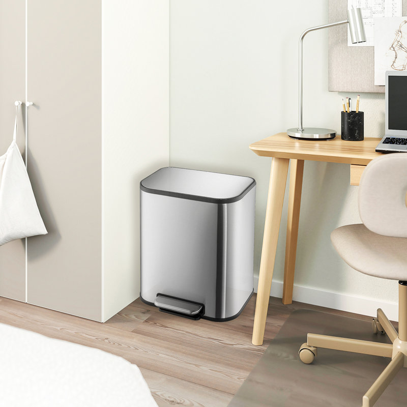 Stainless Steel Kitchen Trash Can