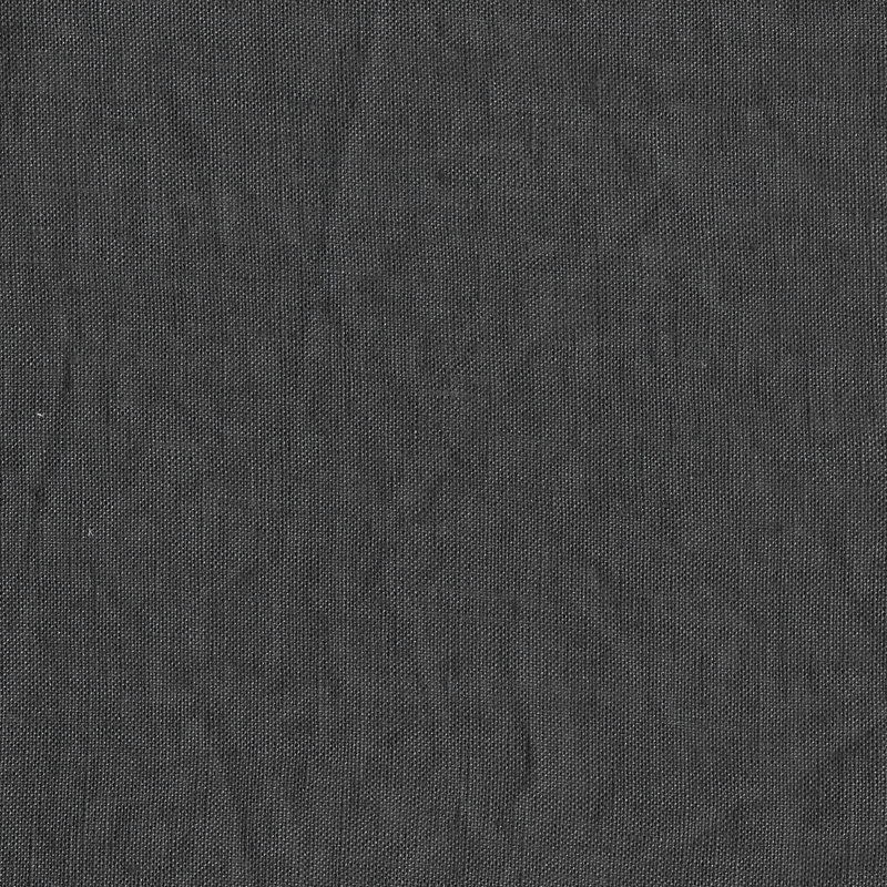 Dante Laundered Linen Drapery Panel, 50" W x 96" L, Charcoal