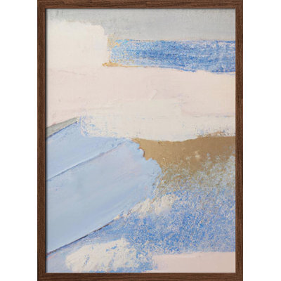 "Brush Strokes 3", art mural texturé encadré