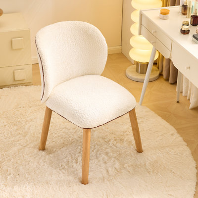 Modern Curved Back Accent Chair