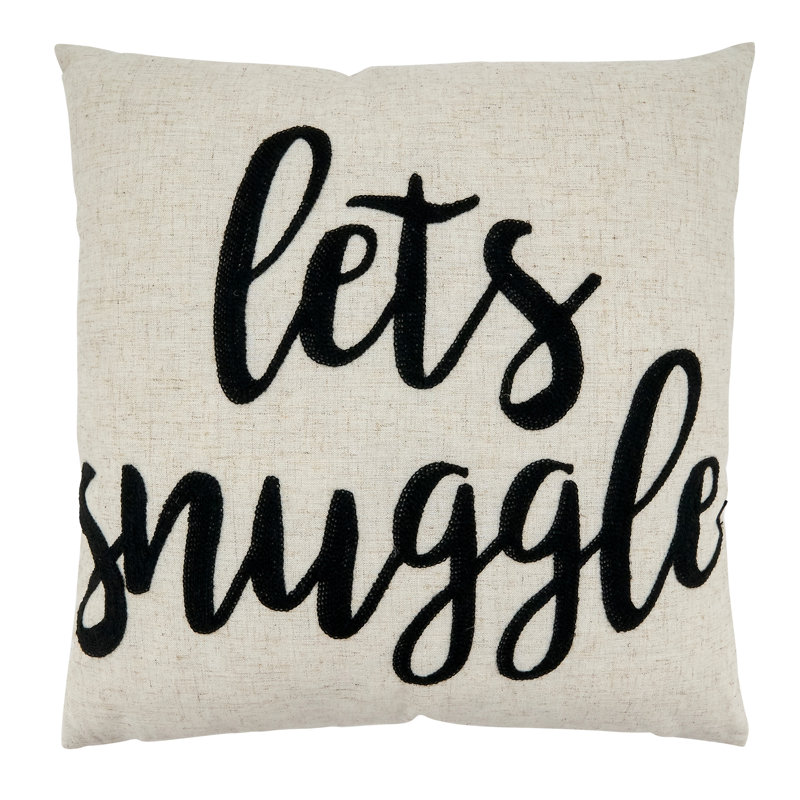 Maison Embroidered Pillow Cover