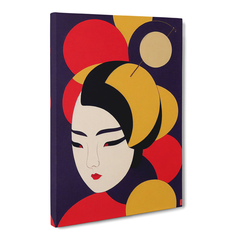 Asian Woman - Wrapped Canvas, 76cm H x 50cm W x 3cm D