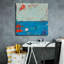 «Blue Bound» par Erin Ashley, estampe numérique sur toile-483515017