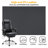 Elianagrace Reclining Office Chair with Massage, Heating, Ergonomic Office Chair with Foot Rest-1018797741