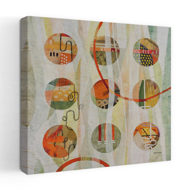 Glimpses Abstract Geometric Contemporary Wall Art Print