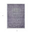 Tapis oriental lavable intérieur / extérieur 5 pi x 8 pi mauve