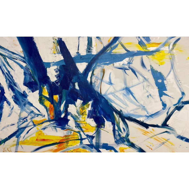 Zeta - Artist Enhanced Canvas Print, 20" H x 24" W x 1" D, Unframed