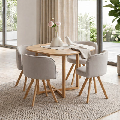 Afjal 4 - Person Dining Set