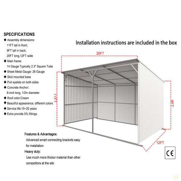 Dimensions du produit