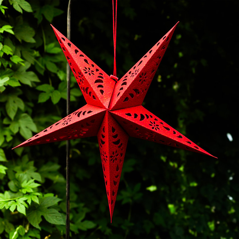 Lanterne en papier, Rouge