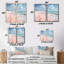 «Pink Minimalisme Beach Landscape II», art mural sur toile rose-114718800-114718804-114718803